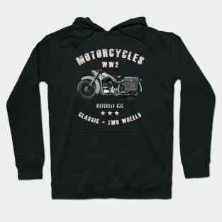 Motorrad R35 Retro Vintage Motorcycle WW2 Hoodie